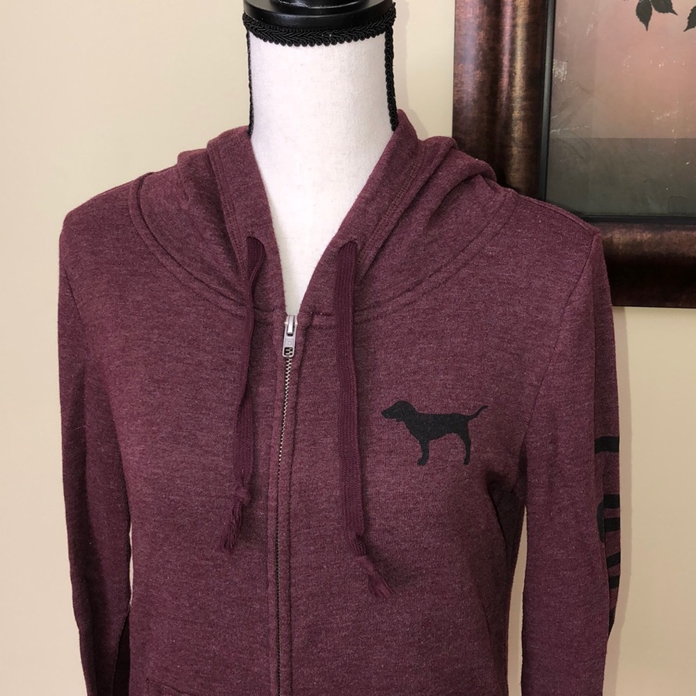 *SOLD* PINK VS Zip Up Hoodie💖 - Picture 5 of 6